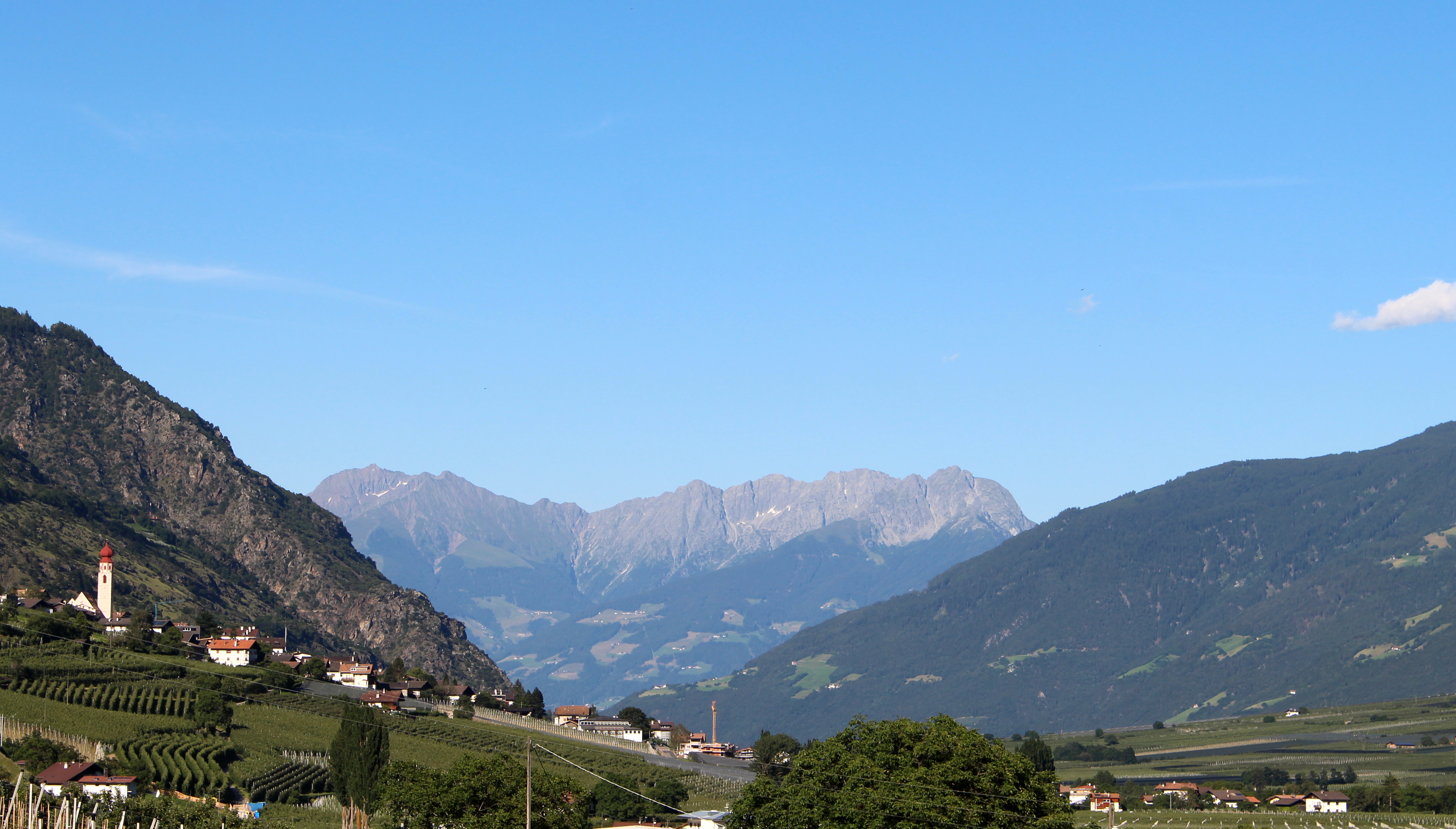 Ausblick auf die Berge